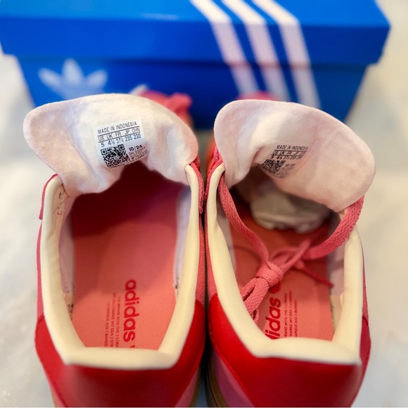 Adidas Gazelle Bold Rose Tone Better Scarlet Sneakers Size 5Y/6.5W - Picture 5 of 7